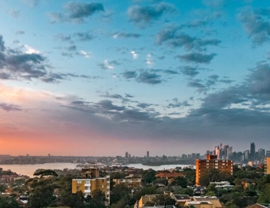 Park Regis Concierge Cremorne Sydney One Bedroom Apartment Harbour View Sunset