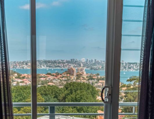 Park Regis Concierge Cremorne Sydney One Bedroom Apartment Harbour View - View from balcony